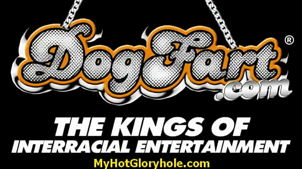 Interracial glory-hole dick licking 5