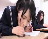 Japanese Gloryhole everywhere in school